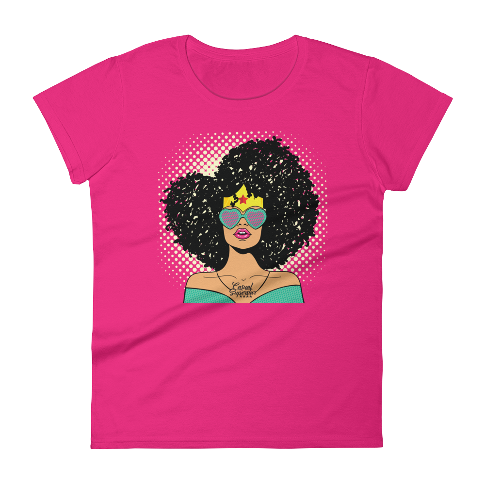 Wonder woman online black t shirt